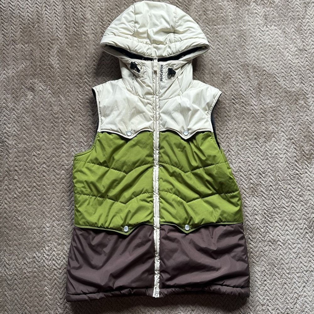 Billabong Woman's Ski Doo Puffer Vest Weatherproof Breathable Size Large